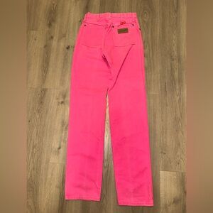 Vintage hot pink wrangler Jeans